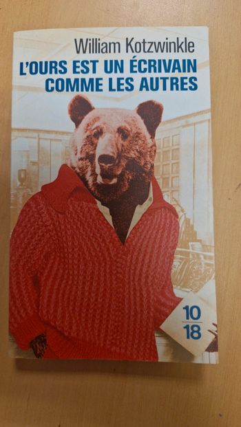 Livre L'ours est un écrivain comme les autres