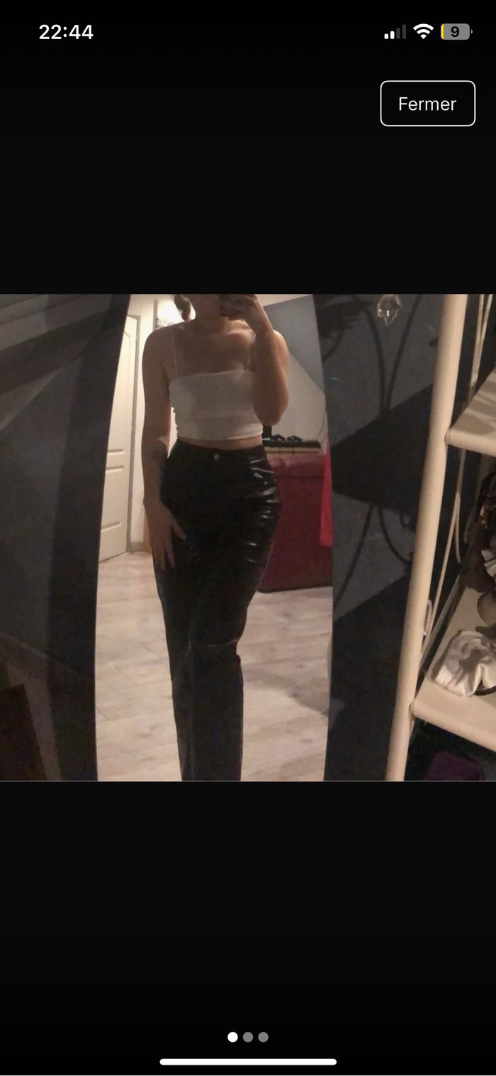 pantalon en cuir