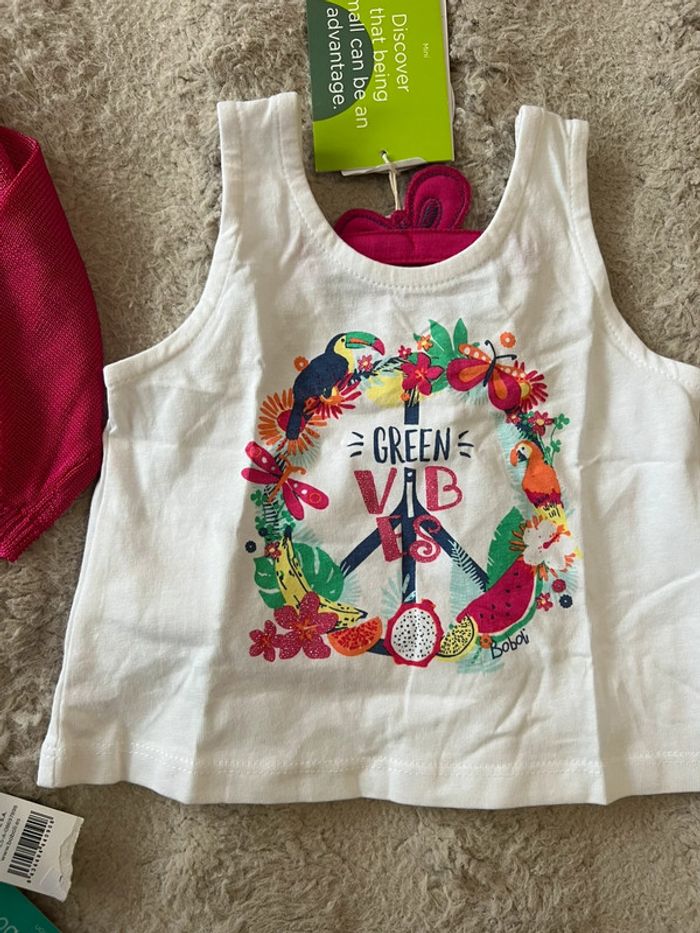 Ensemble 3 pièces pour fille 9 mois Boboli - photo numéro 4