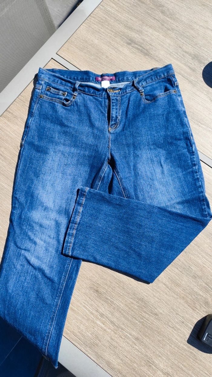 Pantacourt bleu foncé T42 - Taillissime