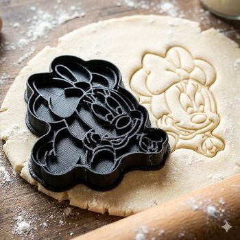 Emporte-pièce Minnie Mouse 8 cm pour biscuits sablés