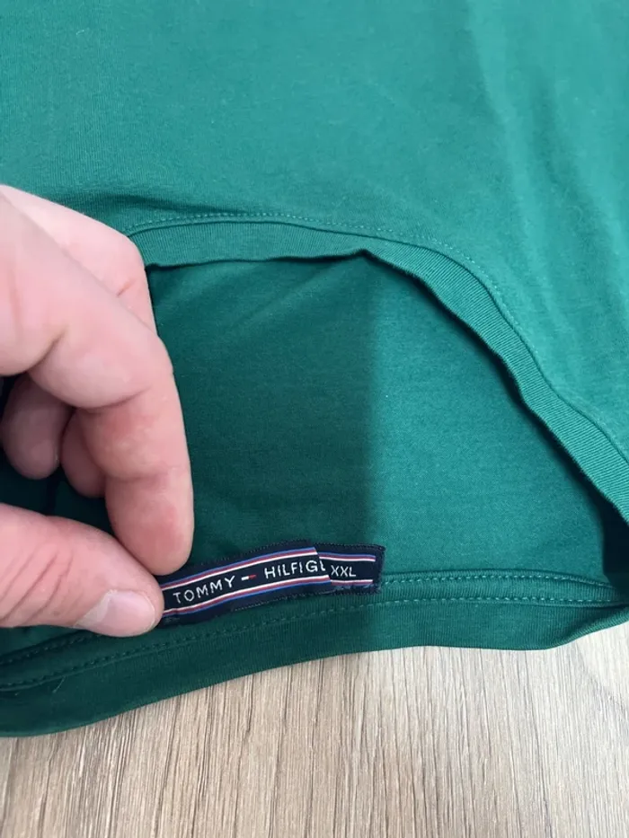 T-shirt Tommy Hilfiger - couleur vert - taille XXL - photo numéro 3