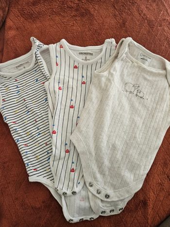 Lot de 3 bodys