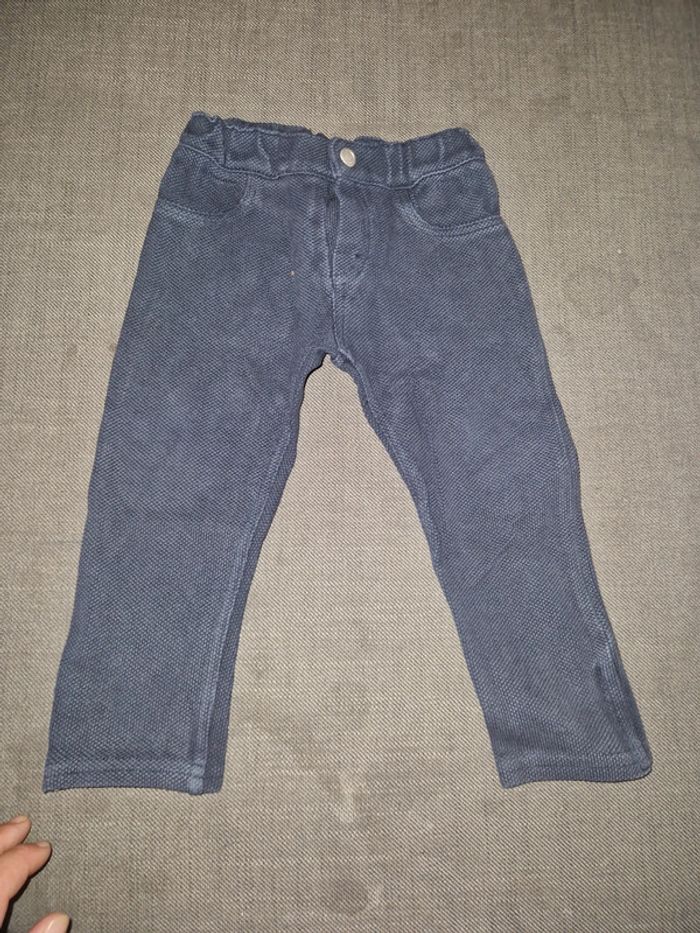 Lot de 2 pantalon garcon bleu - photo numéro 5