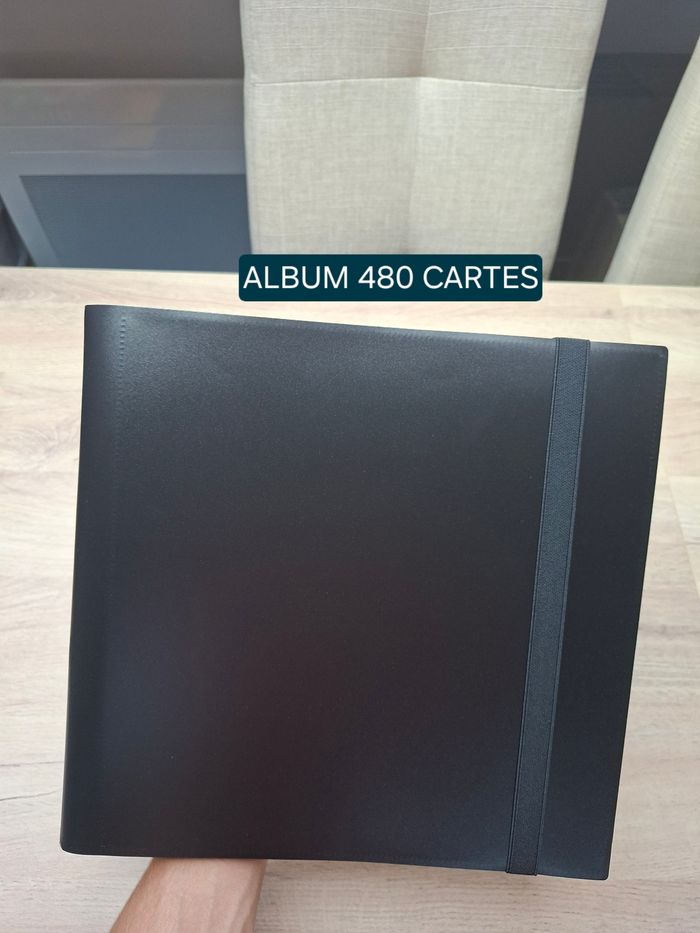 Album noir de rangement pour 480 cartes Pokémon de qualité premium