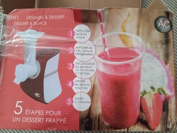 Appareil pour rapper et pour faire des frappés 