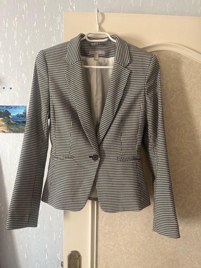 Veste H et M pied de poule