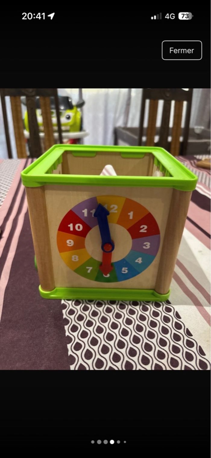 Cube en bois éveil - photo numéro 4