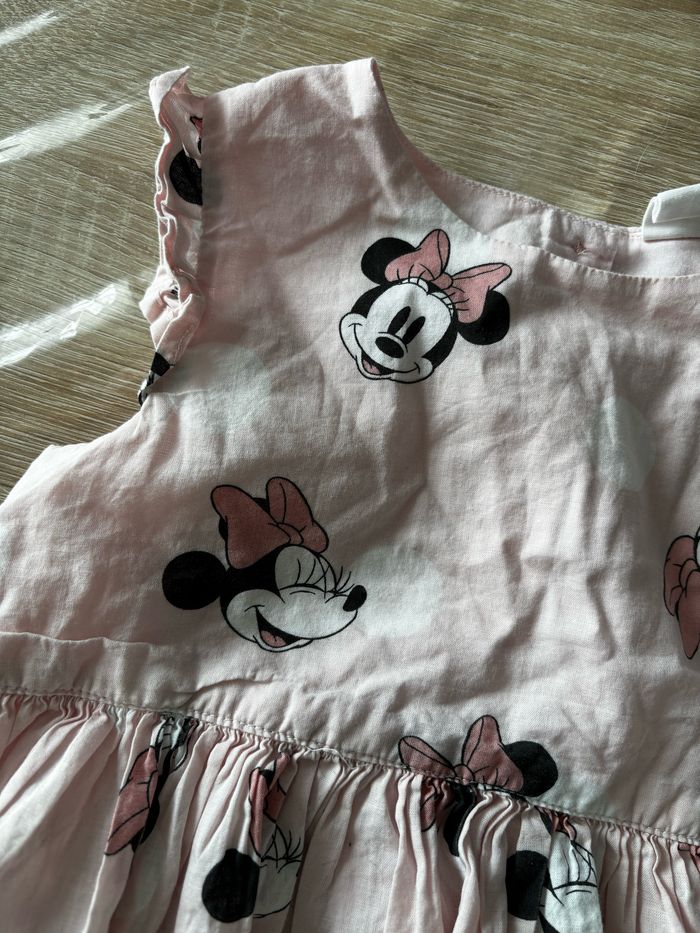Robe rose pois Minnie H&M t.24m - photo numéro 2