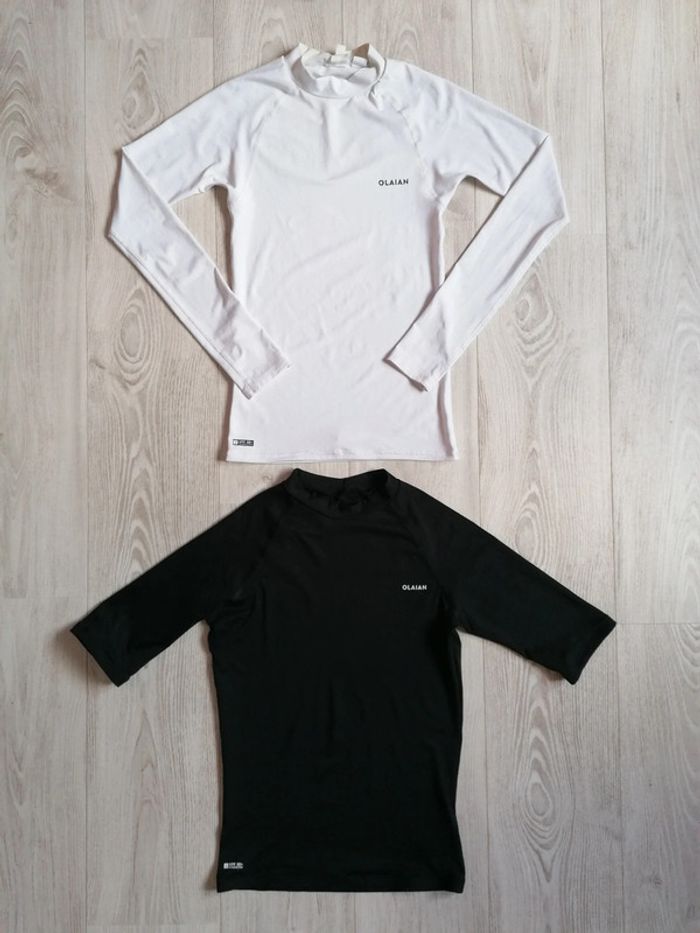 Lot de 2 tee shirts anti UV UPF 50+