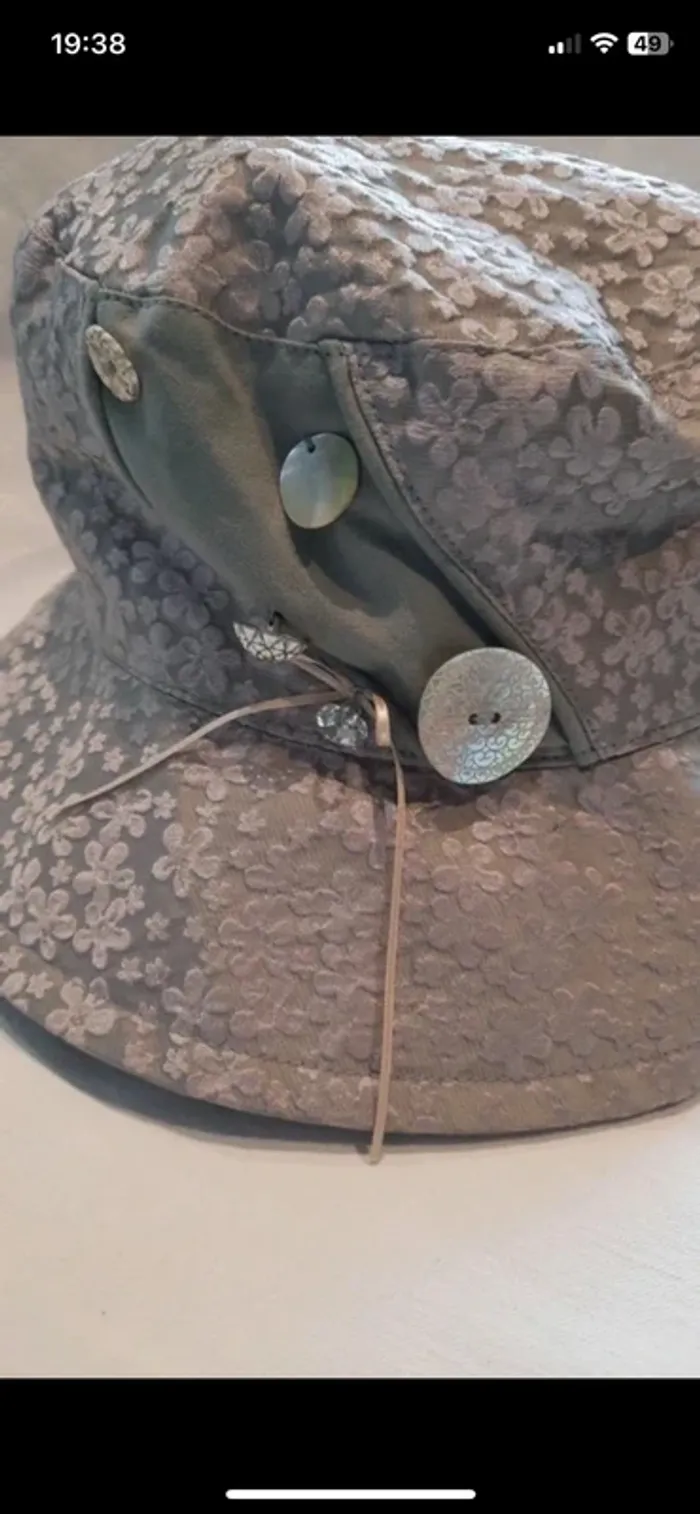 Chapeau à fleurs - photo numéro 2