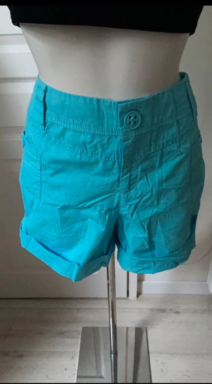 Short bleu - photo numéro 5