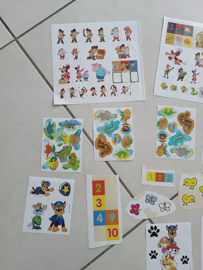 Lot stickers/gommettes - photo numéro 2