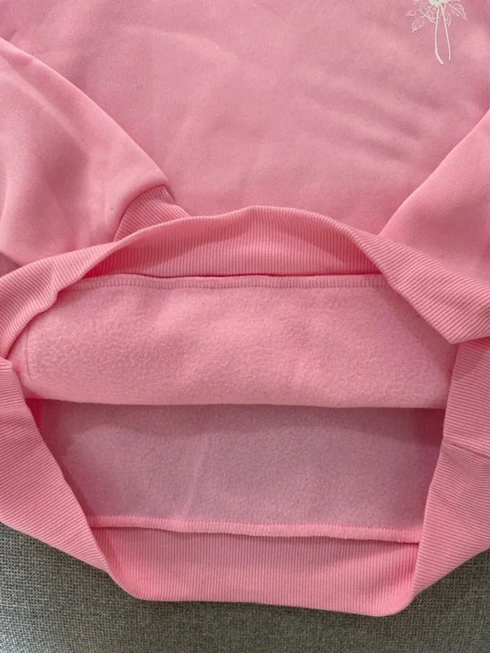 Sweat-shirt rose - photo numéro 5