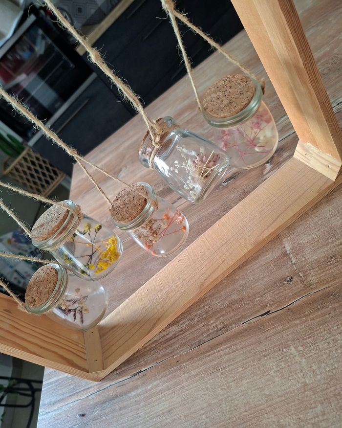 Décoration fioles fleurs séchées - photo numéro 3