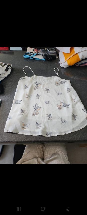 Top bretelles blanc pimkie