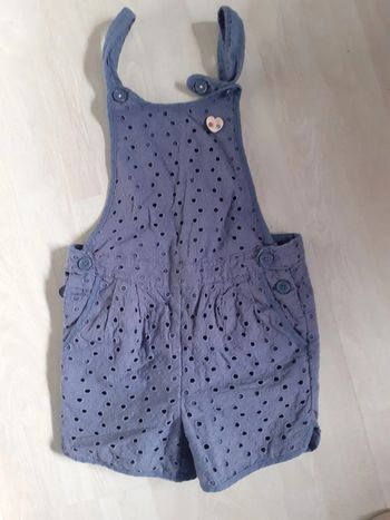 Salopette short 5 ans
