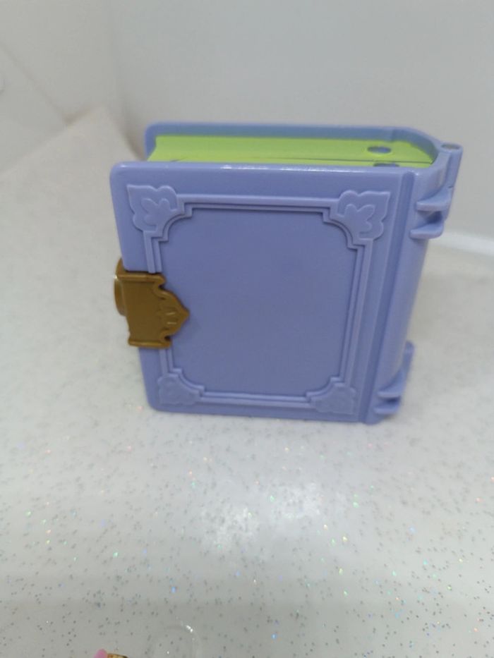 Polly pocket bluebird livre Book toy fun land pays jouet v 5 violet purple playhouse complet vintage - photo numéro 15