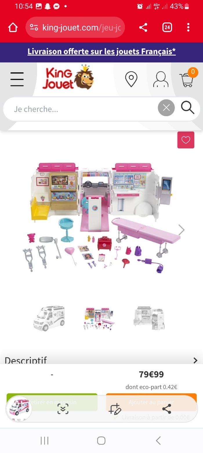 Véhicule médical barbie - photo numéro 7