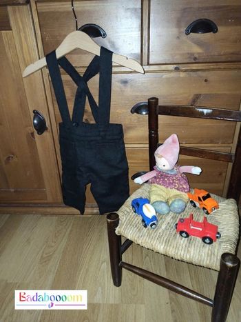 Salopette tartine et chocolat tbe 3 mois