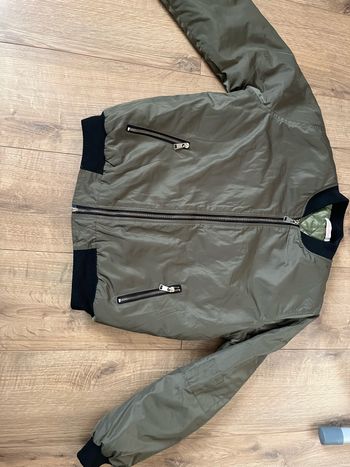 Veste verte type, bomber femme