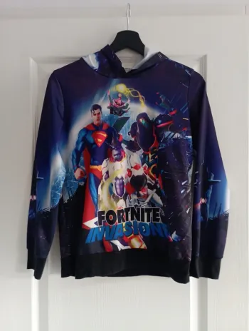 T-Shirt manche longue capuche Fortnite 12 ans
