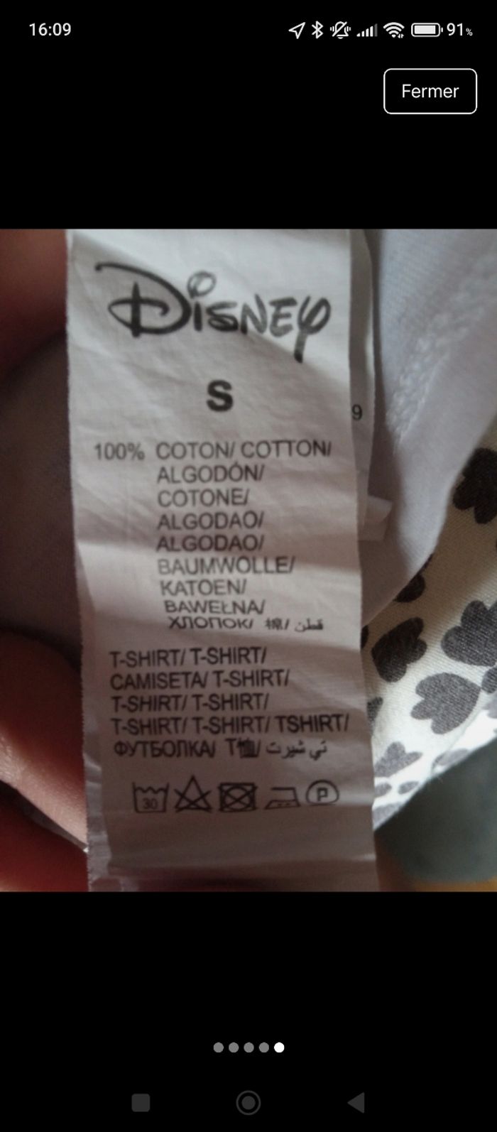 T-shirt blanc Minnie et Mickey - photo numéro 5