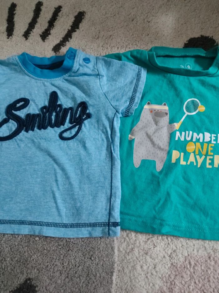 Lot tee shirt manches courtes