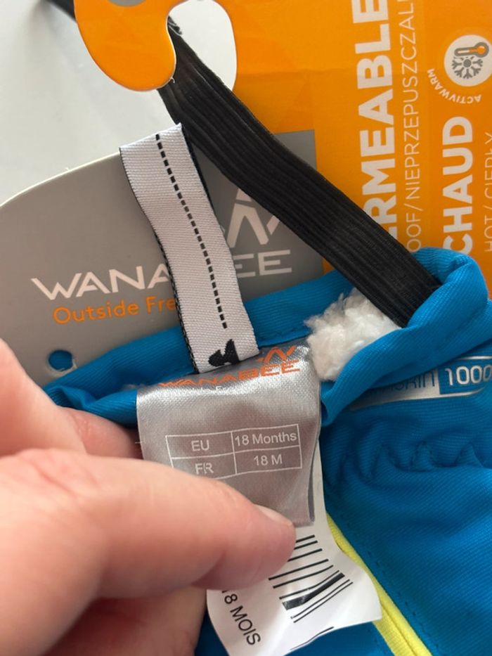 Moufles ski neuves Wanabee 18 mois - photo numéro 4