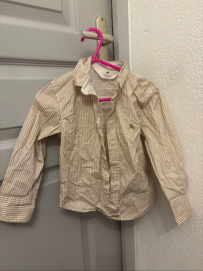 Chemise manches longues h&m 2 ans
