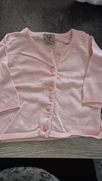 Gilet pour bébé fille