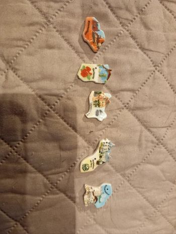 Lot 5 fèves sur le thème des départements français