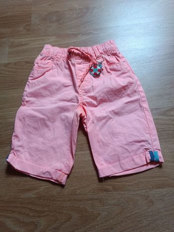 Short orange Sergent major 6 ans