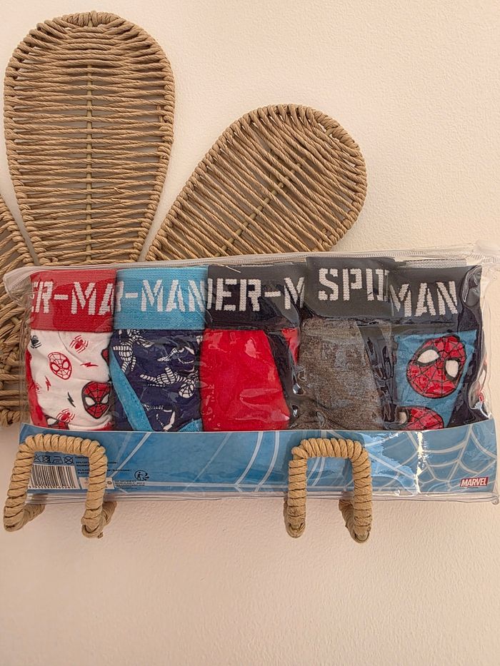Lot de 5 Slips Spider-Man - Neuf avec Emballage - photo numéro 3