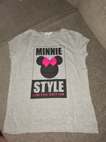 T-shirt gris Minnie 10 ans