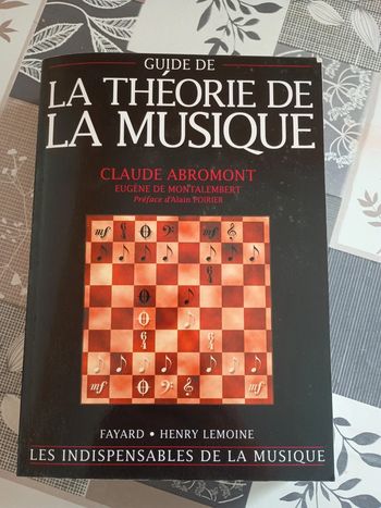 Livre la théorie de la musique