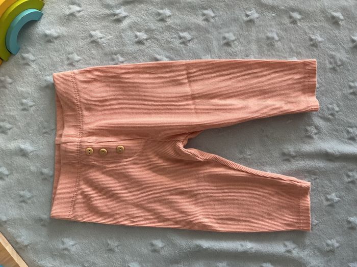 legging long abricot taille élastique 9 mois kiabi - photo numéro 4