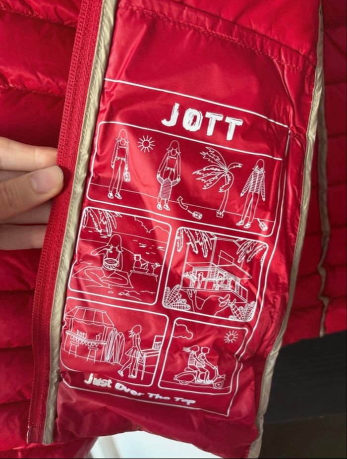 Doudoune légère femme Jott - cloé rouge - taille S - photo numéro 5