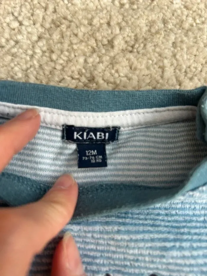 Pyjama hiver velours 2 pièces mixte - 12 mois - Kiabi - photo numéro 4