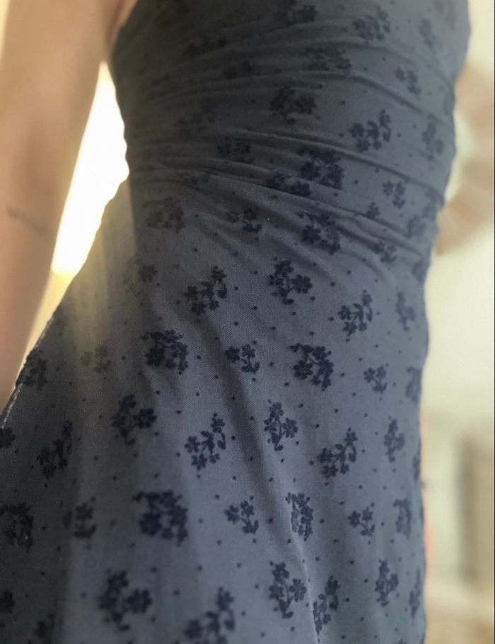 Petite robe bleu bershka neuve avec étiquette - photo numéro 7