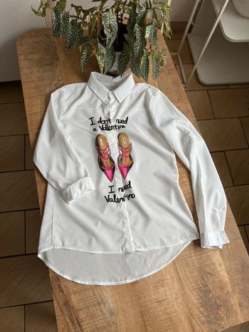 Chemise blanche chaussures Valentine S