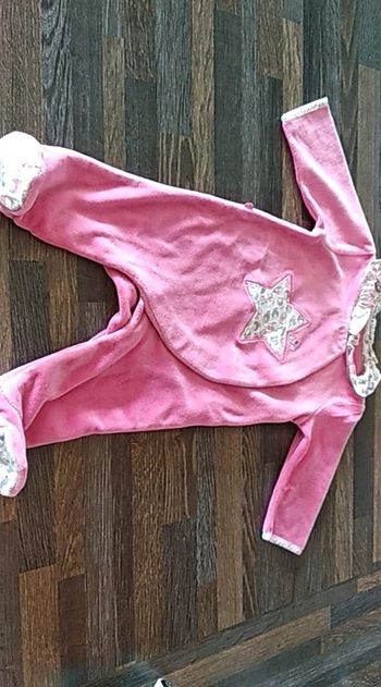 Pyjama velours obaibi 3 mois