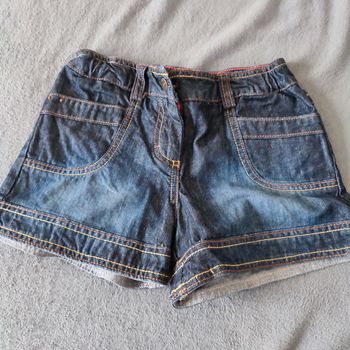 Short fille 8 ans Jean Tex