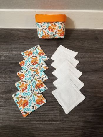 Corbeille renard + 10 cotons