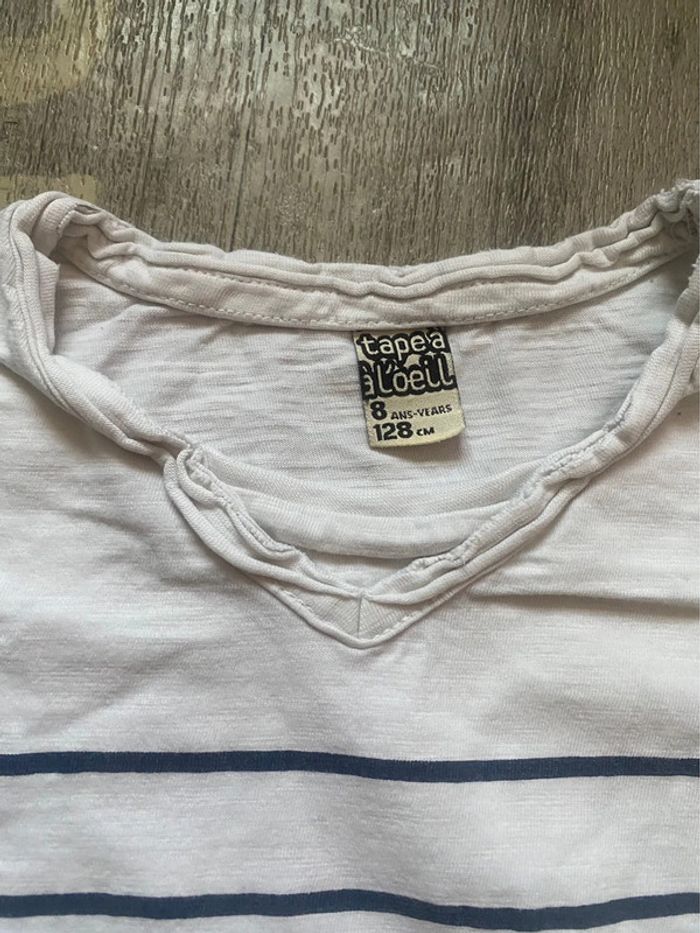 Teeshirt marinière - photo numéro 2