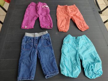 Lot de 4 pantalons chauds