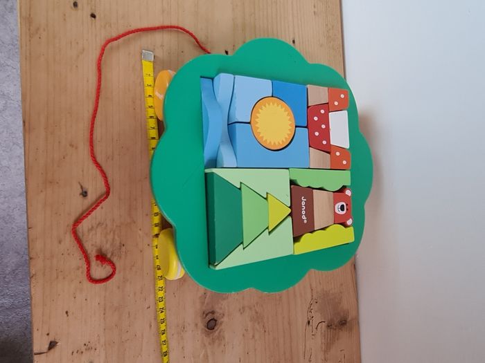 Chariot à formes à tirer en bois Janod - photo numéro 5