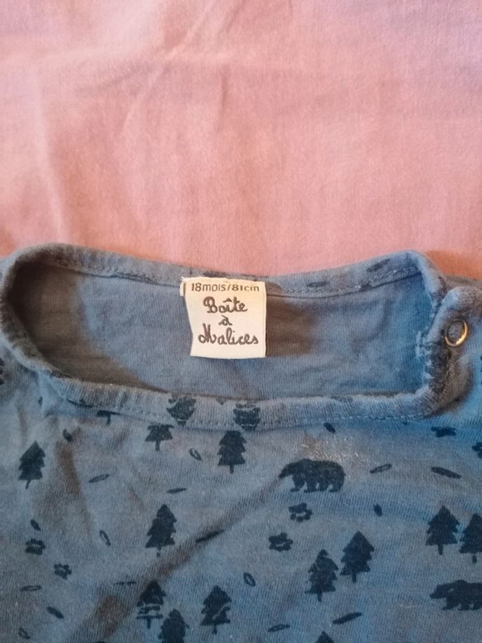 T shirt manches longues bébé - photo numéro 2