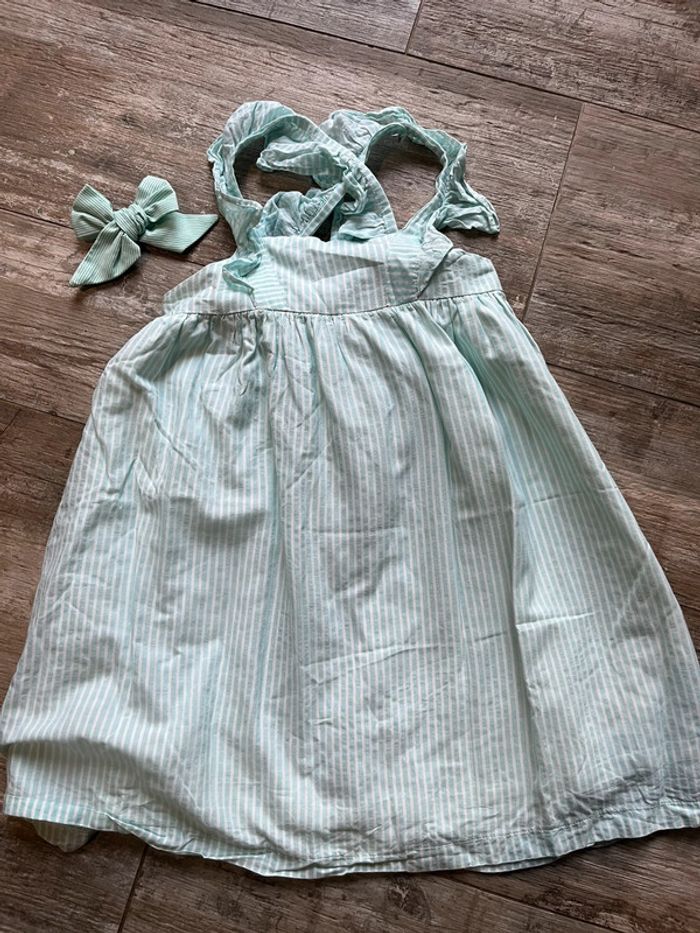 Robe dos croisée 6 ans