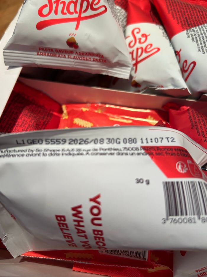 So Shape pasta saveur arrabbiata - photo numéro 2